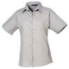 Premier Womens/Ladies Poplin Short-Sleeved Blouse