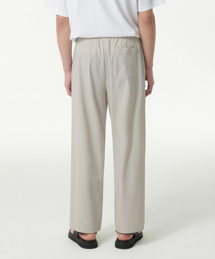 MUSINSA STANDARD [Cooltandard] Cooling Wide Elastic Waist Pants [Dusty Cream]