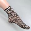 Soft Chic Leopard Print Mesh Socks Durable Women Socks New Short Socks  Christmas Gifts