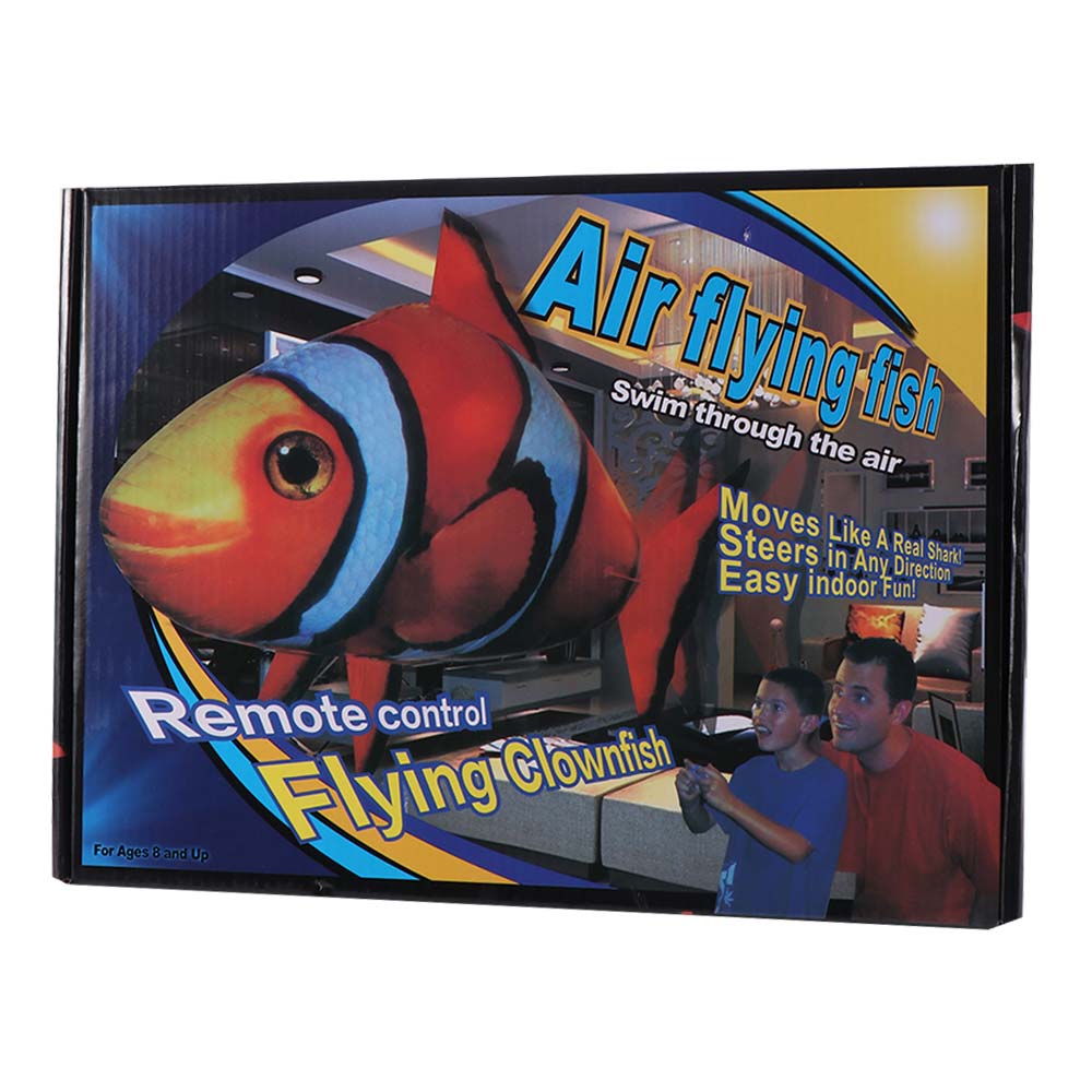 Flying Shark Remote Control Shark RC Animal Fly Balloons Clown Fish Air Flying Fish Girls Boys