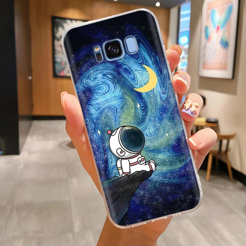 Чехол для Samsung Galaxy S8 Plus S 8 Чехол для телефона Узоры бабочек Мягкий Тонкий ТПУ Прозрачный Силиконовый Чехол для Samsung S8 S8+ Fundas