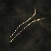 925 Silver Lips O Word Chain Tassel Stud Earrings Women 14k Gold Plating Earrings Summer Beach Party Jewelry