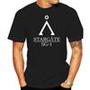 Stargate SG1 T-Shirt Vintage Stargate Atlantis Top T Shirt Universe Tee Men T Shirt