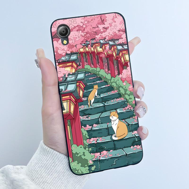 For Asus ZenFone Live (L1) ZA550KL Case Capa Cute Cartoon Printing Shell Coque Protective Cover Soft Silicone Black Phone Casing