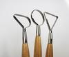 Pottery Pottery Tools Clay Flat C08 Supplies, Set, 3-Piece Set, Props, Liner, Spatula,