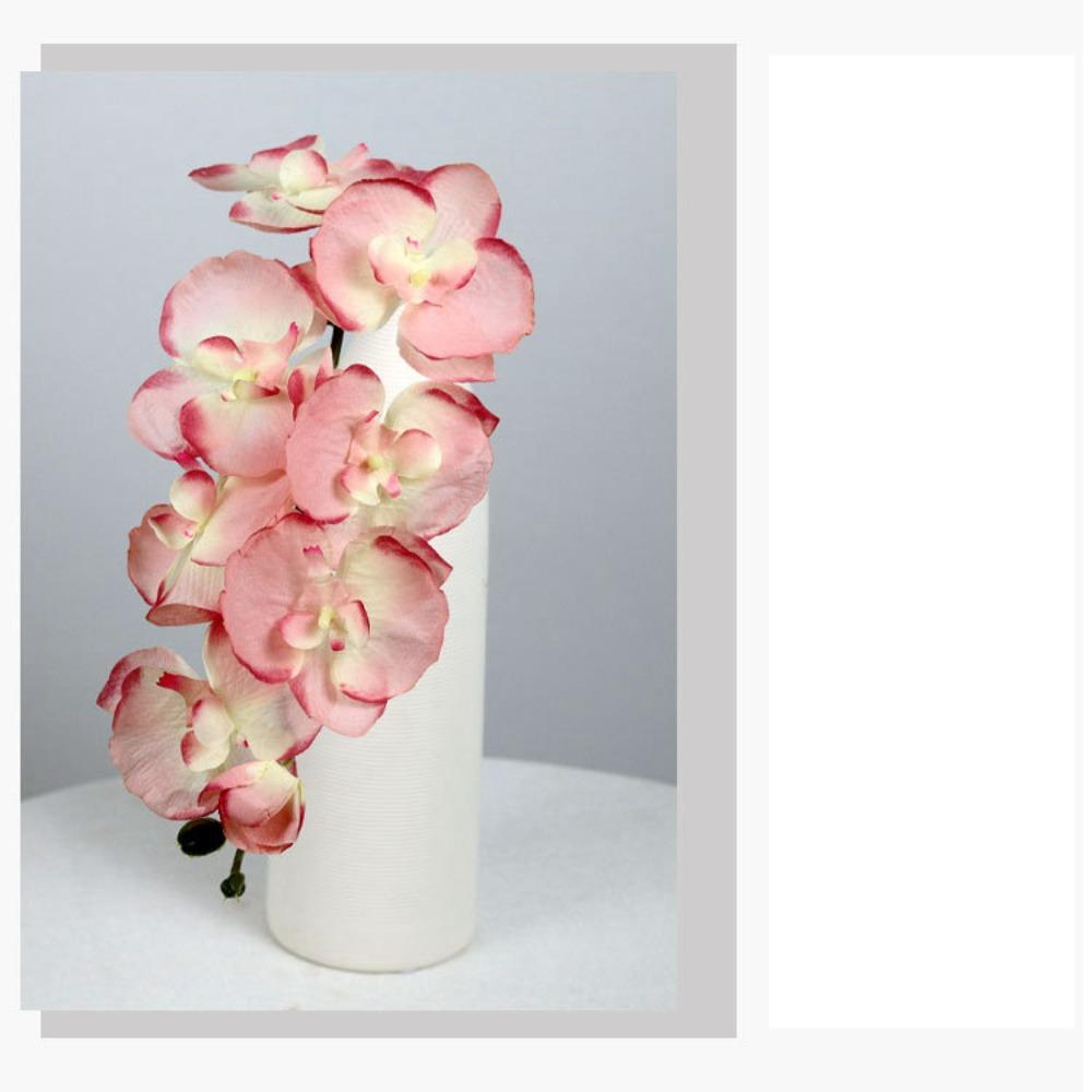 Одиночный букет из искусственных цветов орхидеи фаленопсис с 8 головками Свадебное украшение