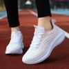 Junior High School Girls Sports Shoes Women's High School Students Flying Woven Running Shoes Female Students Shoes High School Entrance Examination