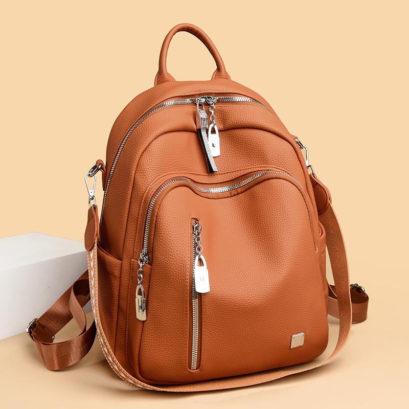 Рюкзак для женщин, новая модная сумка через плечо для путешествий большой емкости, универсальный женский рюкзак, простая школьная сумка для студентов