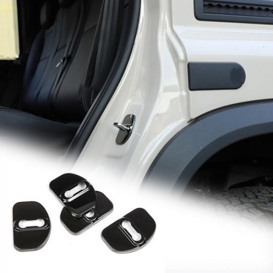 Black Steel Car Door Lock Latch Protect Cover For Ineos Grenadier -25