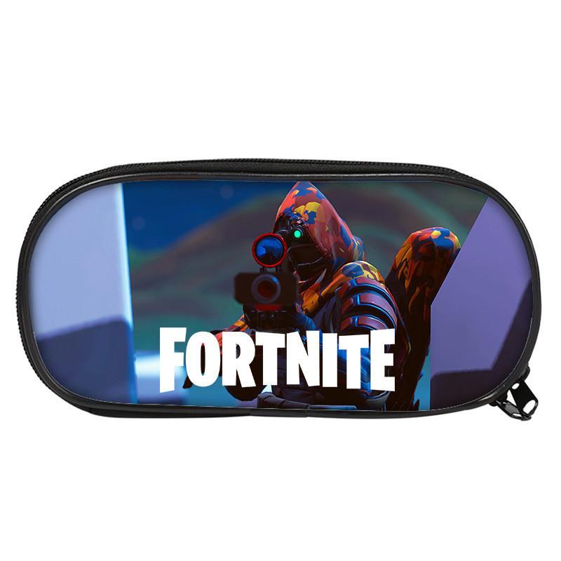 Fortnite Pattern Student Single Layer Stationery Pencil Bag Stationery Storage For School And Travel Use