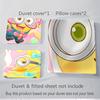 3Pcs Easter Minions Celebration Bedding Sets For All Sizes New 3D Printed Bed Cover Comforter Duvet Cover Pillowcase Bedroom Decoration
