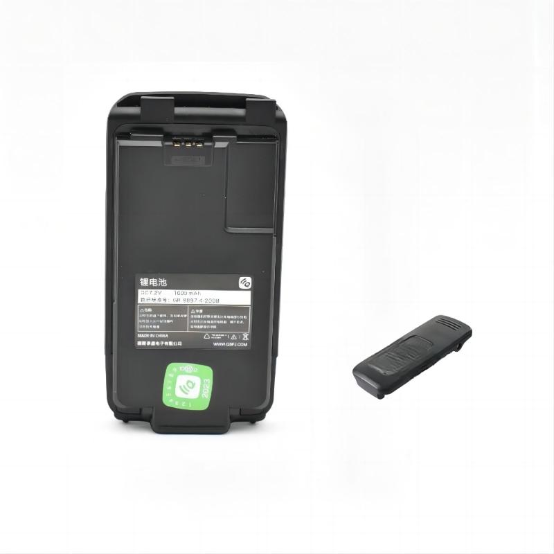 Рация Литиевый аккумулятор 1600 мАч Двусторонняя радиостанция Аккумулятор с клипсой для ремня для Quansheng UV-K5