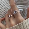 Heart-Shaped Square Diamond Zircon Ring, Opening Temperament Combination Ring, Engagement Gift, Love Imitation Diamond Index Finger Ring.