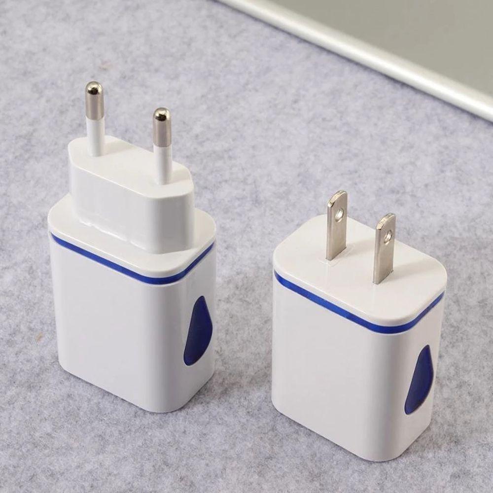 of Water Led Light Power Adapter Charger Head US/EU Plug Mobile Phone Charger Head USB Charger