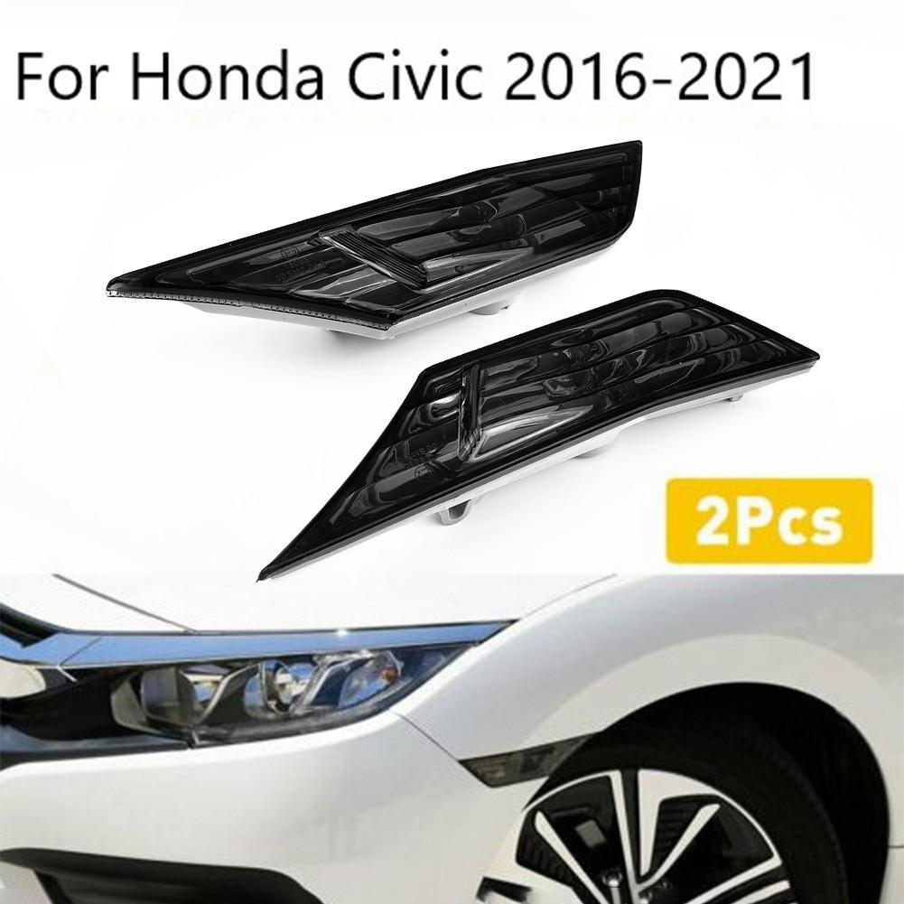 Боковой габаритный фонарь указателя поворота, ширина света, черный для Honda Civic 2016-2021