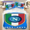 SSC Napoli Комплект постельного белья с узором Одеяло Пододеяльник Наволочка Домашний Декор Подарок на День Рождения (1 пододеяльник + 2 наволочки, без наполнителя)