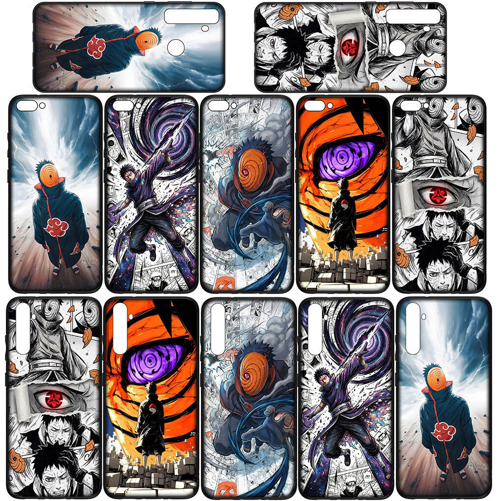 Phone Case for iPhone 17 15 16 Plus Redmi Note 14 12 11 13 Pro Max Huawei P30 P20 Lite OPPO A60 A40 A80 A38 A54 Tobi Uchiha Obito Anime Narutos Cover