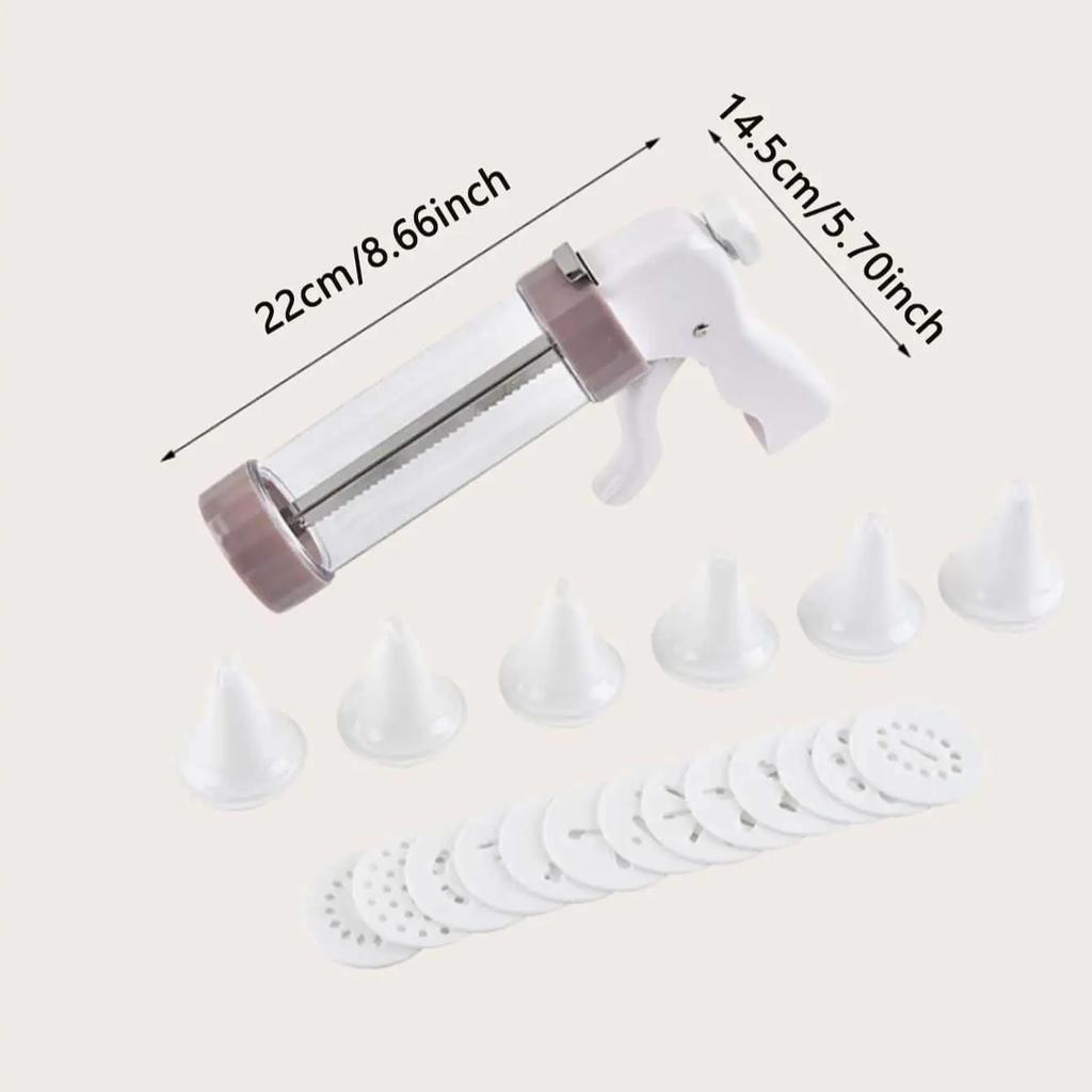 1 шт.-Набор для украшения торта кремом, пистолет, шприц для печенья, бисквита, кондитерских изделий, насадка из нержавеющей стали, экструдер-выдавливатель, инструменты для выпечки