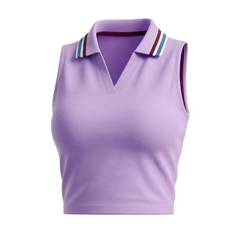 Women's 2026 Athletic Skirt Set with Polo Top – Quick-Dry, Contrast Trim, Anti-Exposure Design for Tennis, Badminton & Golf