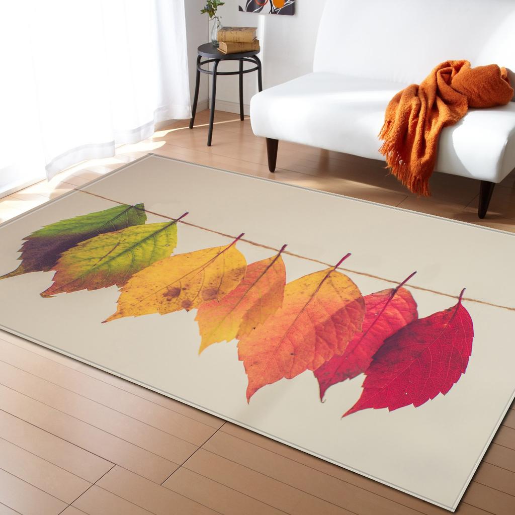 Animal And Plant Living Room Carpet Bedroom Dining Room Floor Mat Pattern Size