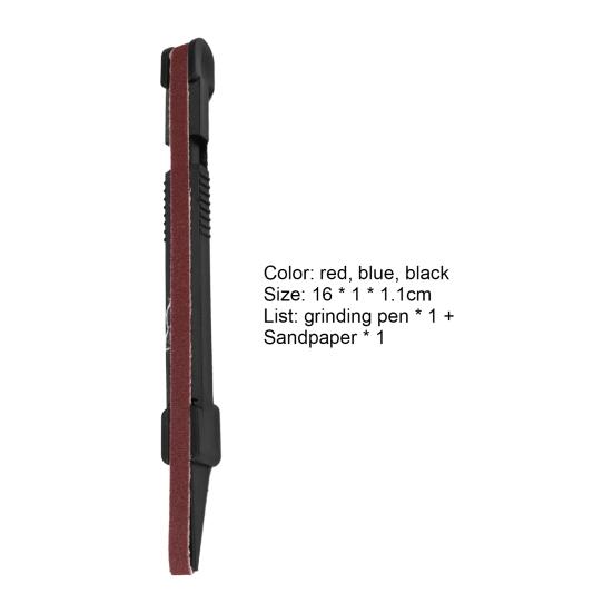 Ручка для полировки ладов Твердая гладкая поверхность Эргономика Ручка для полировки гитары Напильник для обработки ладов
