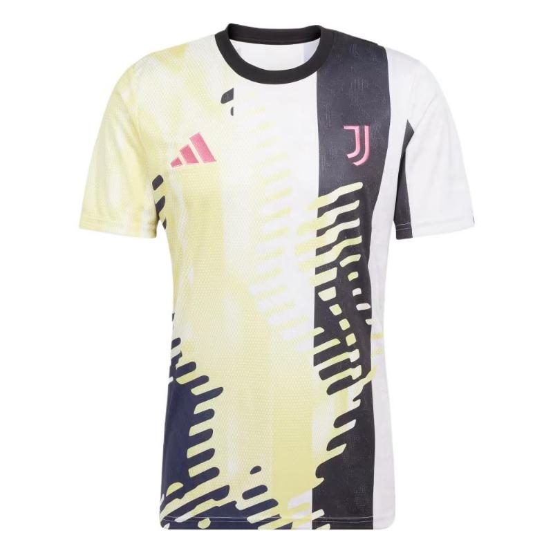 adidas Juventus 24/25 Pre-Match Jersey Yellow White Black JE4307