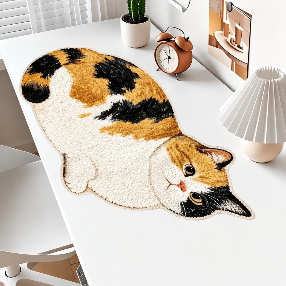 Cartoon Cat Pattern Rubber Mouse Pad Non-slip Laptop Table Mat New Keyboard Mice Mat Office
