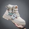 Модные мужские кожаные ботинки, высокие ботинки, модные мотоциклетные ботинки, мужские зимние ботинки, мужская обувь, ботинки на шнуровке, мужские ботинки, распродажа на весну
