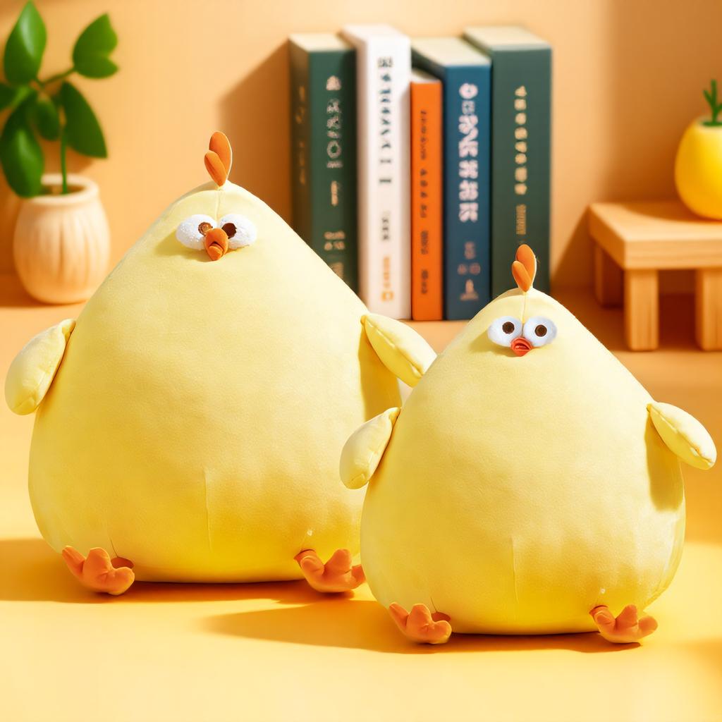 Dun Dun Chicken Doll Chicken Doll Pillow Cute Toy Plush Birthday Gift