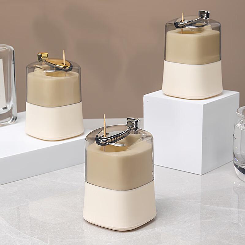 MENGTING Automatic Press Toothpick Dispenser