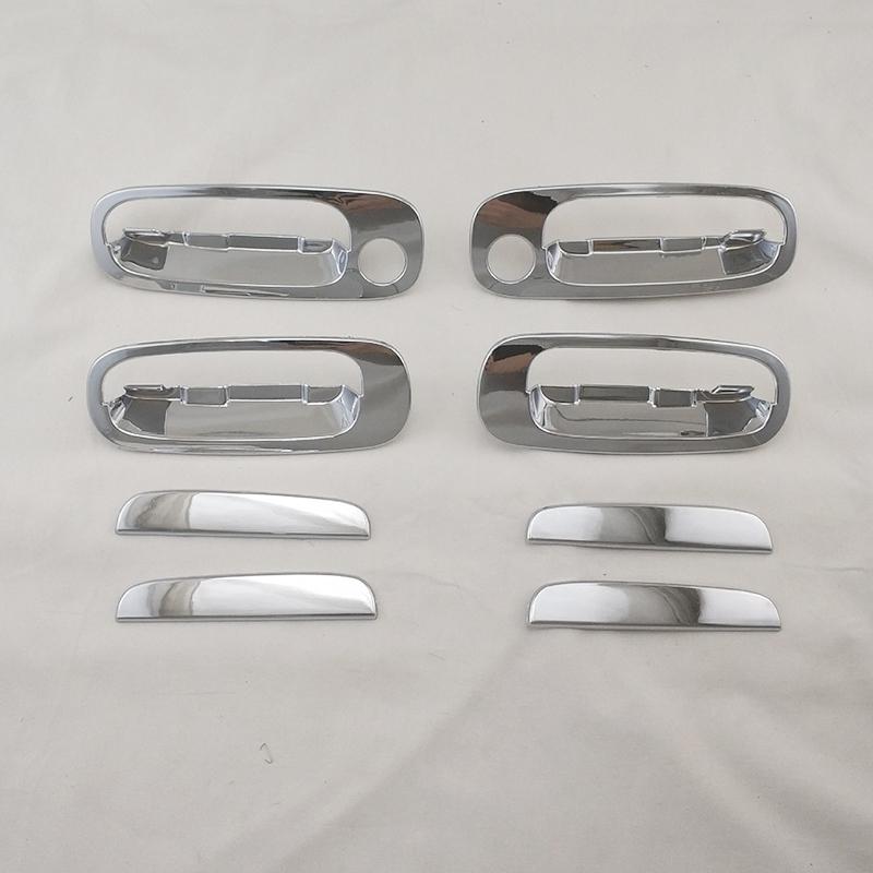 Для Toyota Picnic Ipsum 1995-2001 ABS Хромированная дверная ручка Защитная крышка Дверная ручка Розетка Чаши