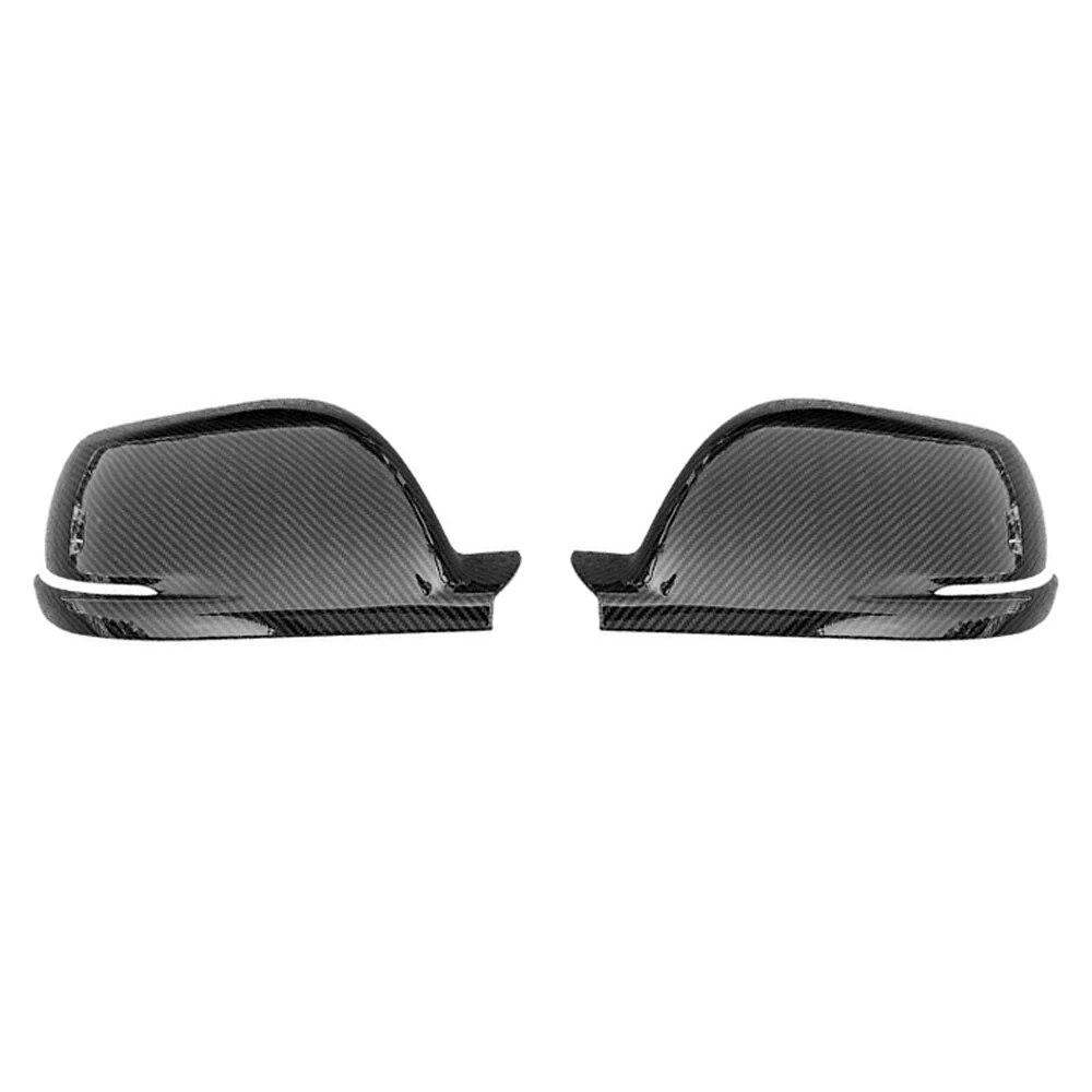 For Honda CRV CR-V 2017- Car Rearview Side Mirror Cover Wing Cap Sticker Exterior Door Rear View Case Trim Carbon Fiber Auto