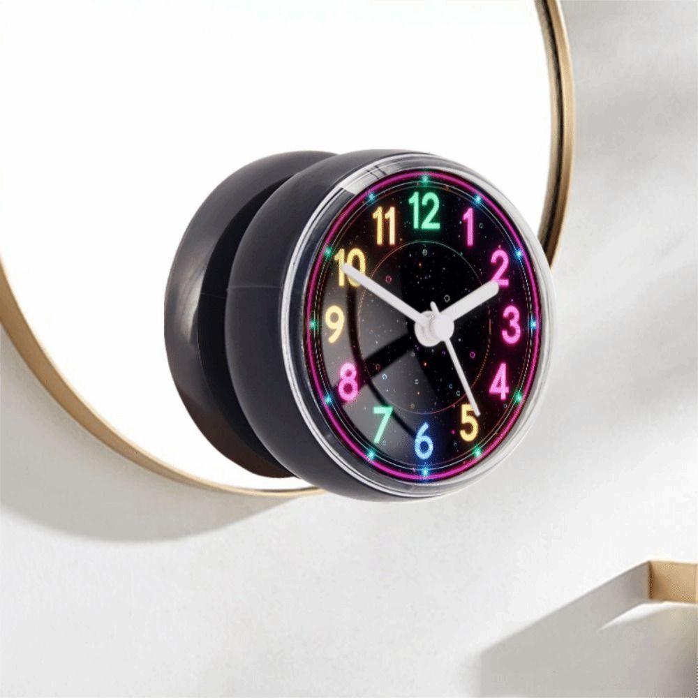 Эргономичный фитнес-эспандер Часы для ванной Водонепроницаемые кварцевые часы Часы для душа Ванная комната