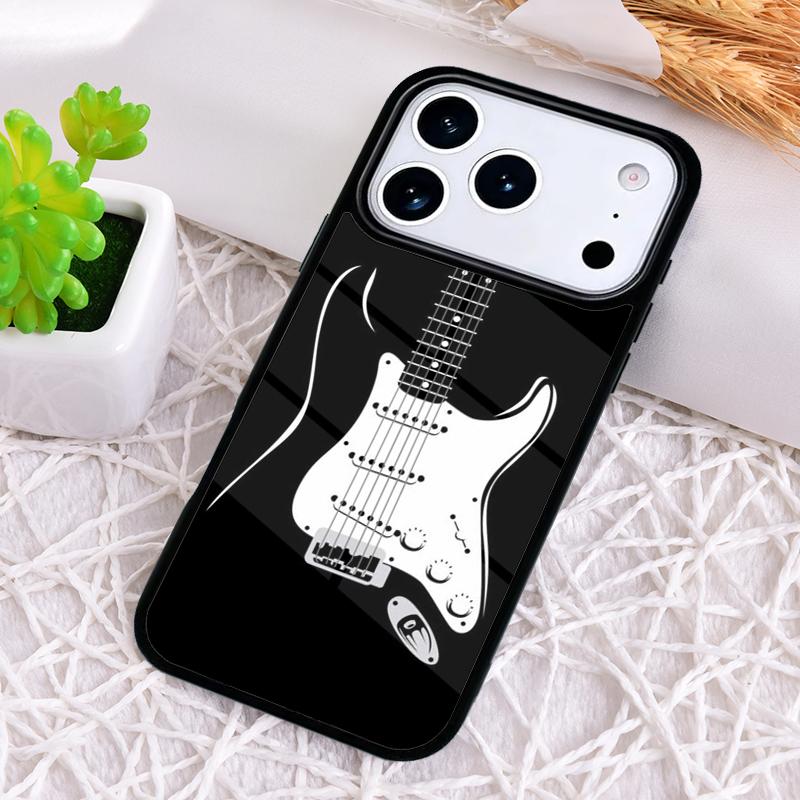Чехол для телефона Музыкальная гитара для iPhone 17 Air 16 15 11 12 14 13 Pro Max Ударопрочный чехол
