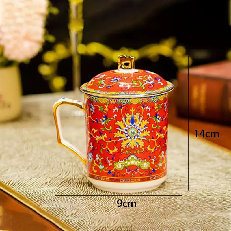 Эмалированный красный керамический обеденный сервиз Тарелки и блюда Китайские старинные тарелки и миски Бытовая посуда Поднос для сервировки столовой