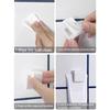 Toothpaste Squeezer Wall Mounted Tube Holder Facial Cleanser Hand Cream Clip Strong Adhesive No Drilling Dispenser for