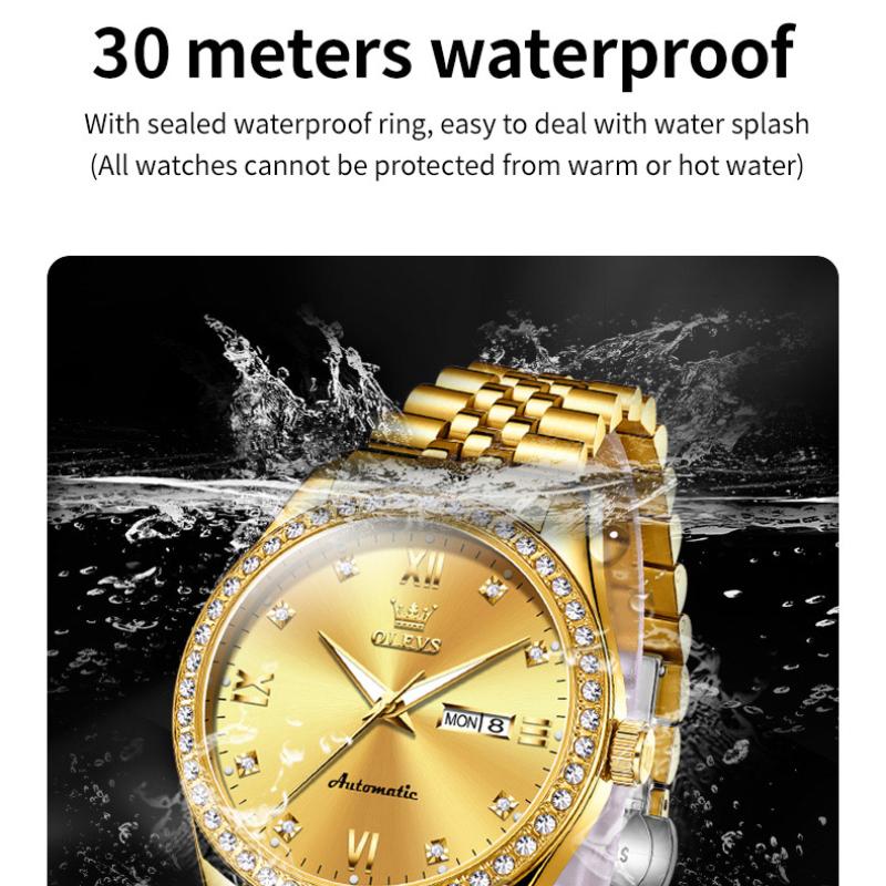 New Top Men's Watch Inlaid Dial Business Fully Automatic Mechanical Watch Men's Watch