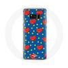 Case for Samsung Galaxy S8 Plus BTS Bangtan Boys BT21 TATA De V Blue Background