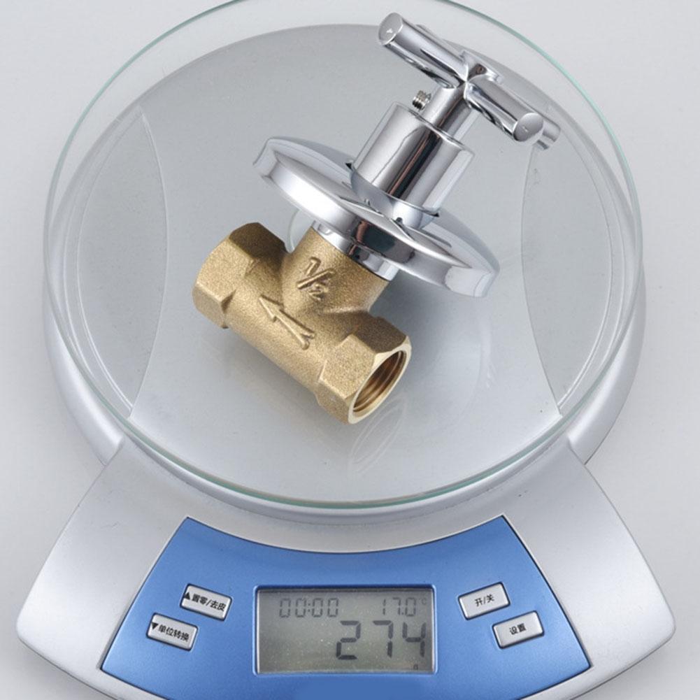 Water Valve Ceramic Spool Copper Dark Valve Open Quickly