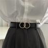 Elegant Pu Material Womens Belt With Smooth Buckle Perfect For Jeans And Casual Wear