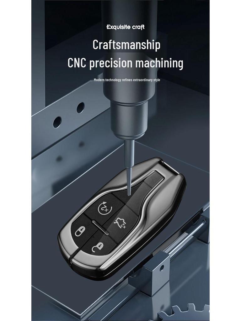 Чехол для ключа Maserati для Levante/Ghibli: Премиальная мужская сумка-ракушка модифицированного типа