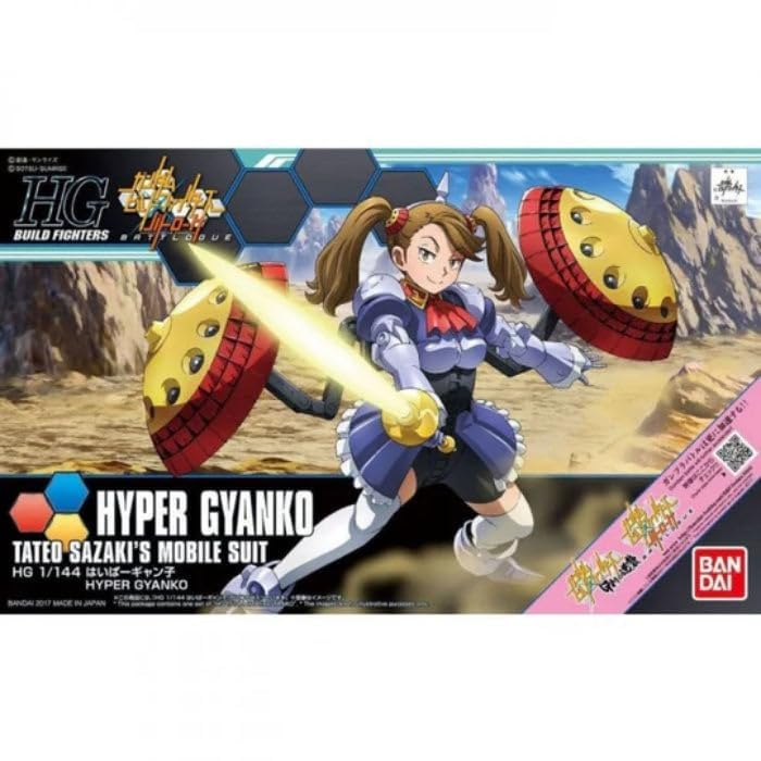 Bandai Hobby Gundam Build Fighters Hyper Gyanko Bandai Spirits HGBF Model Kit #60 1/144