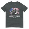 George Washington Lincoln Playing Guitar 4th July 250th TShirt