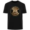 Vintage Route 66 Printed Summer High Quality Men's Cotton Fashion Breathable Sweat Absorbent T-Shirt Casual Men's Streetwear