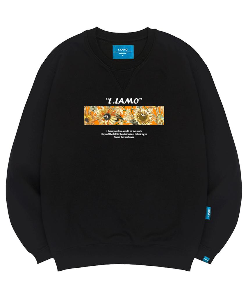 Свитшот Ellamo с флисовой подкладкой, подсолнух, унисекс, большие размеры S~4XL (Тип)