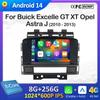 Android Auto Car Video For Buick Excelle GT XT Opel Astra J 2010 2011 2012 2013 Radio Player Wireless Carplay Bluetooth No 2 Din