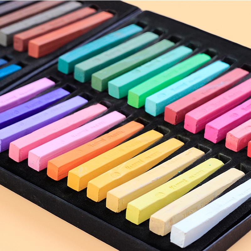 Masters Pastel Color Пастель 12 цветов 24 цвета 48 цветов Ослепительная пастель Одноразовая краска для волос Палка Пастельная кисть
