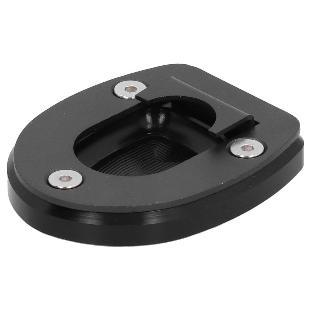 Motorcycle Kickstand Pad Side Stand Enlarger Plate Fit for Vespa GTS 250 300 2013‑2019Black