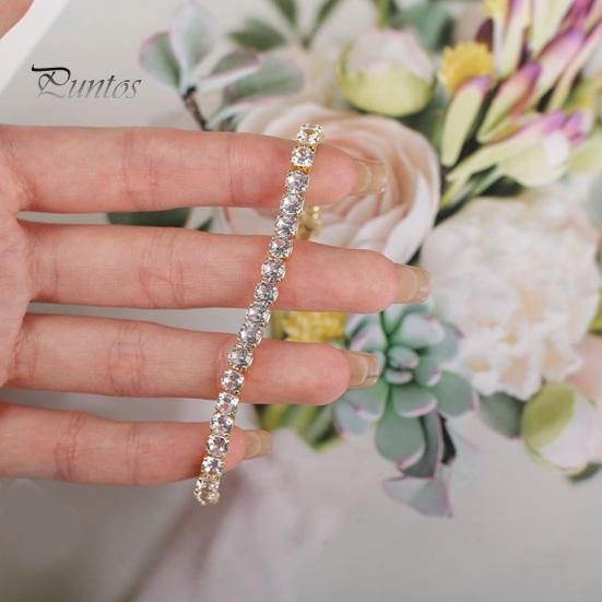 Женский браслет из блестящего кубического циркония с геометрическим рисунком, Роскошный медный браслет из нержавеющей стали, легкий женский браслет на запястье, ювелирные изделия