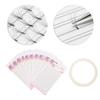 10pcs Eyelash Extension Storage Card False Eyelash Fans Paper Card Makeup Organizer